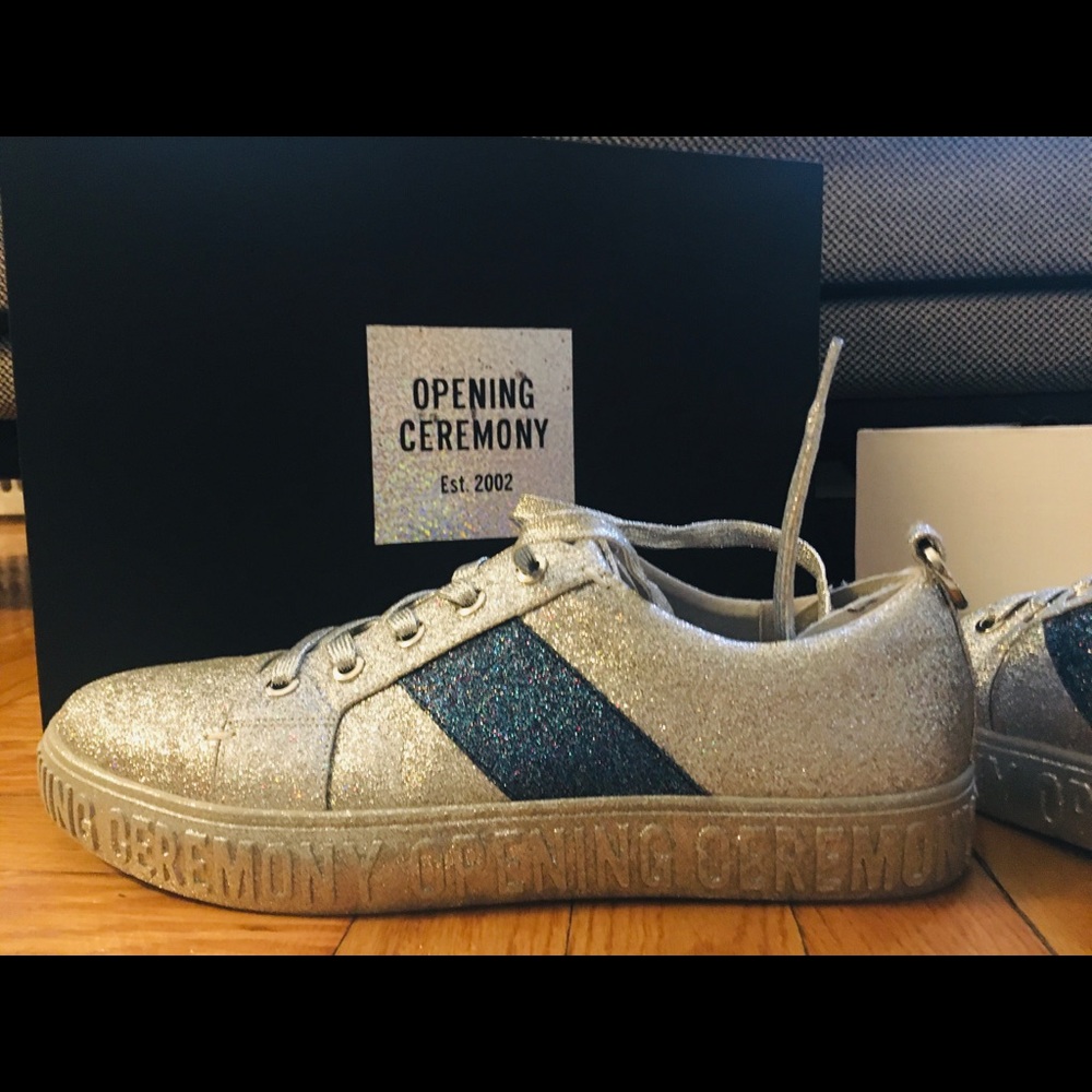 Opening Ceremony glitter sneakers